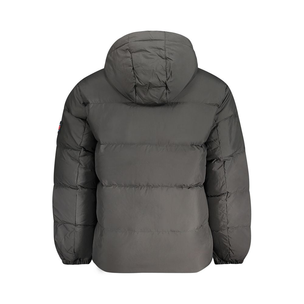 Tommy Hilfiger Black Recycled Polyester Men Jacket