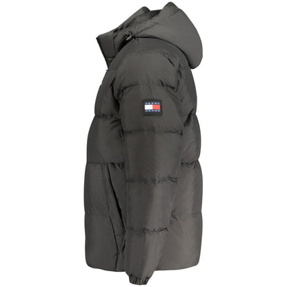 Tommy Hilfiger Black Recycled Polyester Men Jacket