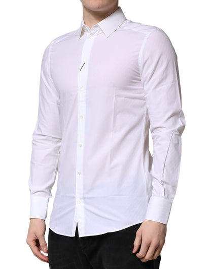 Camisa formal de manga larga MARTINI blanca de Dolce &amp; Gabbana