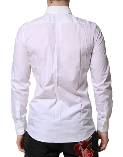 Camisa formal de manga larga MARTINI blanca de Dolce &amp; Gabbana