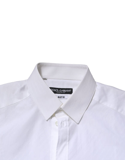 Camisa formal de manga larga MARTINI blanca de Dolce &amp; Gabbana