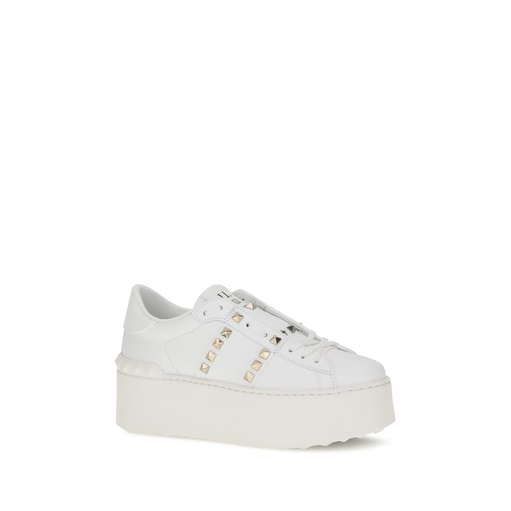 Zapatillas de plataforma plana Rockstud Untitled de Valentino Garavani