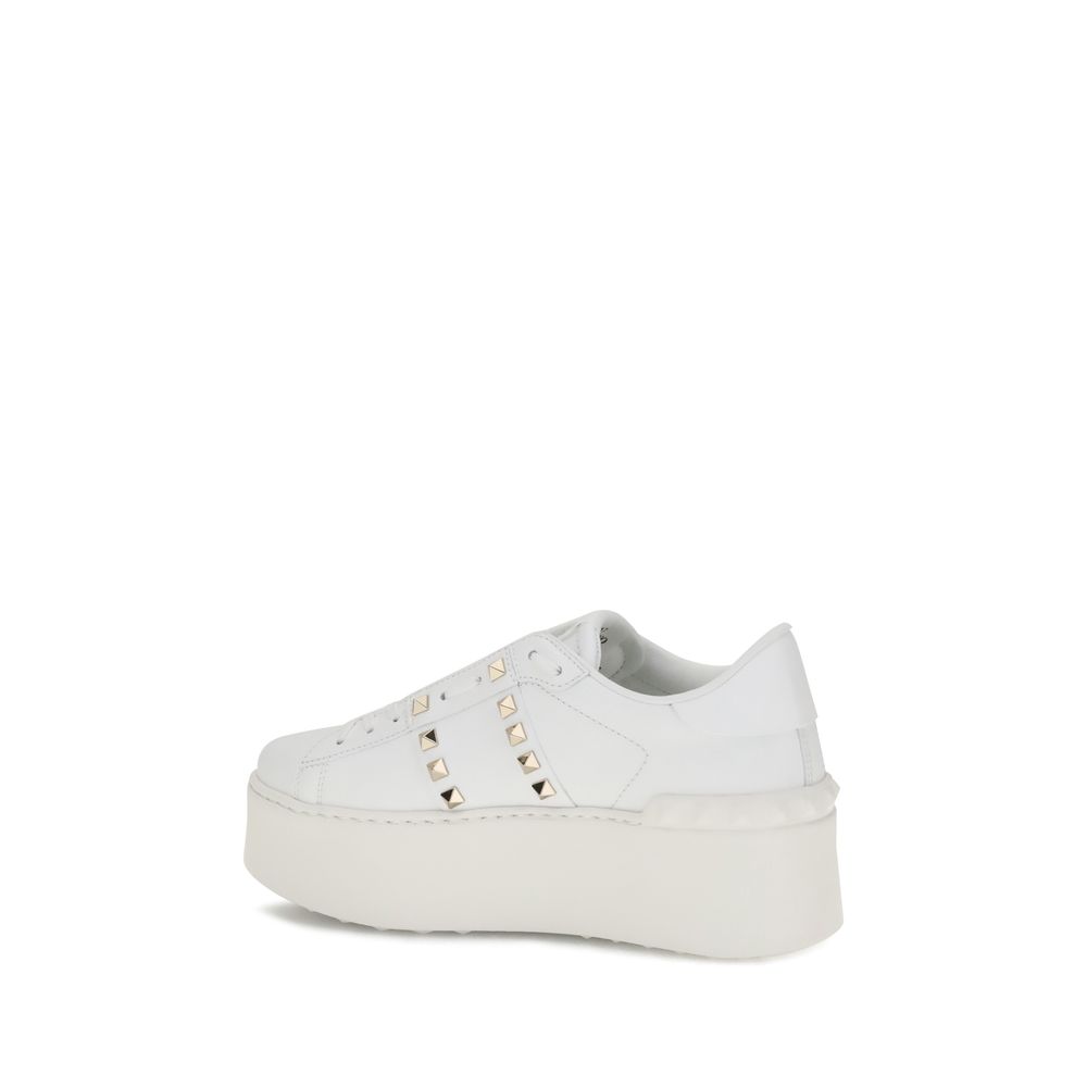 Zapatillas de plataforma plana Rockstud Untitled de Valentino Garavani