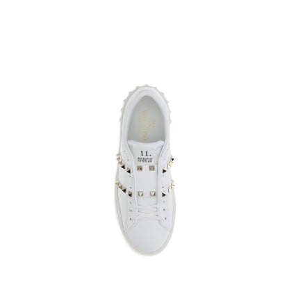 Zapatillas de plataforma plana Rockstud Untitled de Valentino Garavani