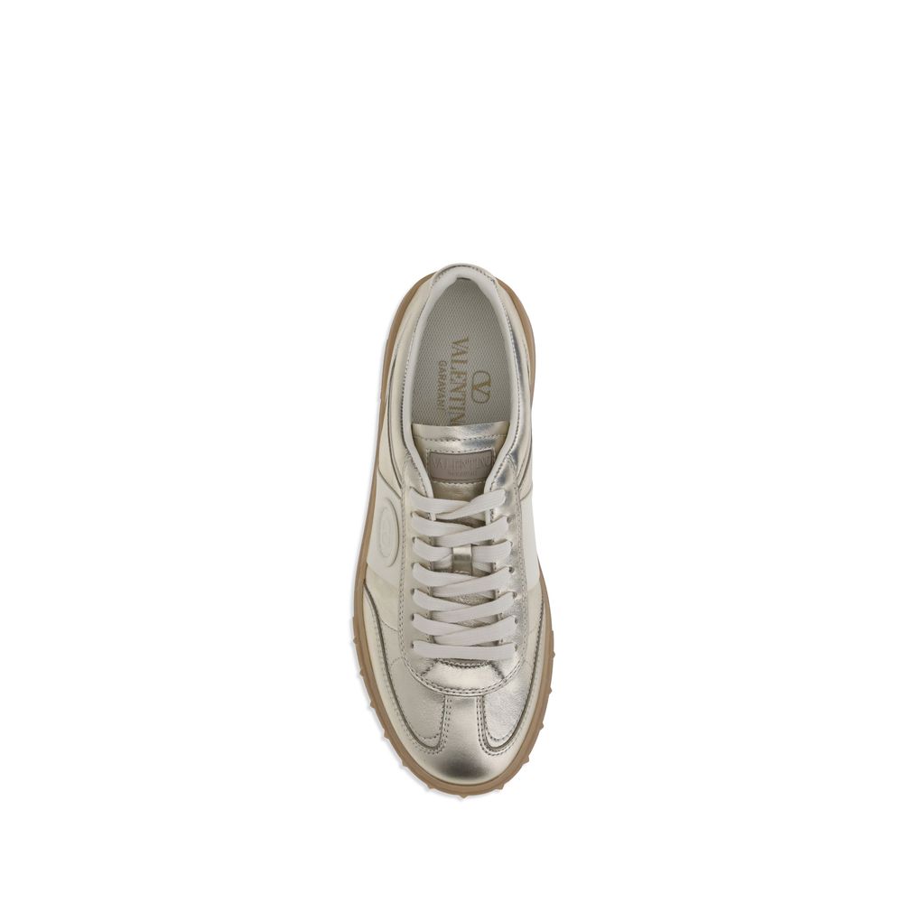 Zapatillas Upvillage de piel laminada de Valentino Garavani