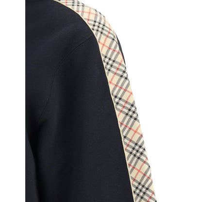 Sudadera con capucha y ribete de cuadros de Burberry