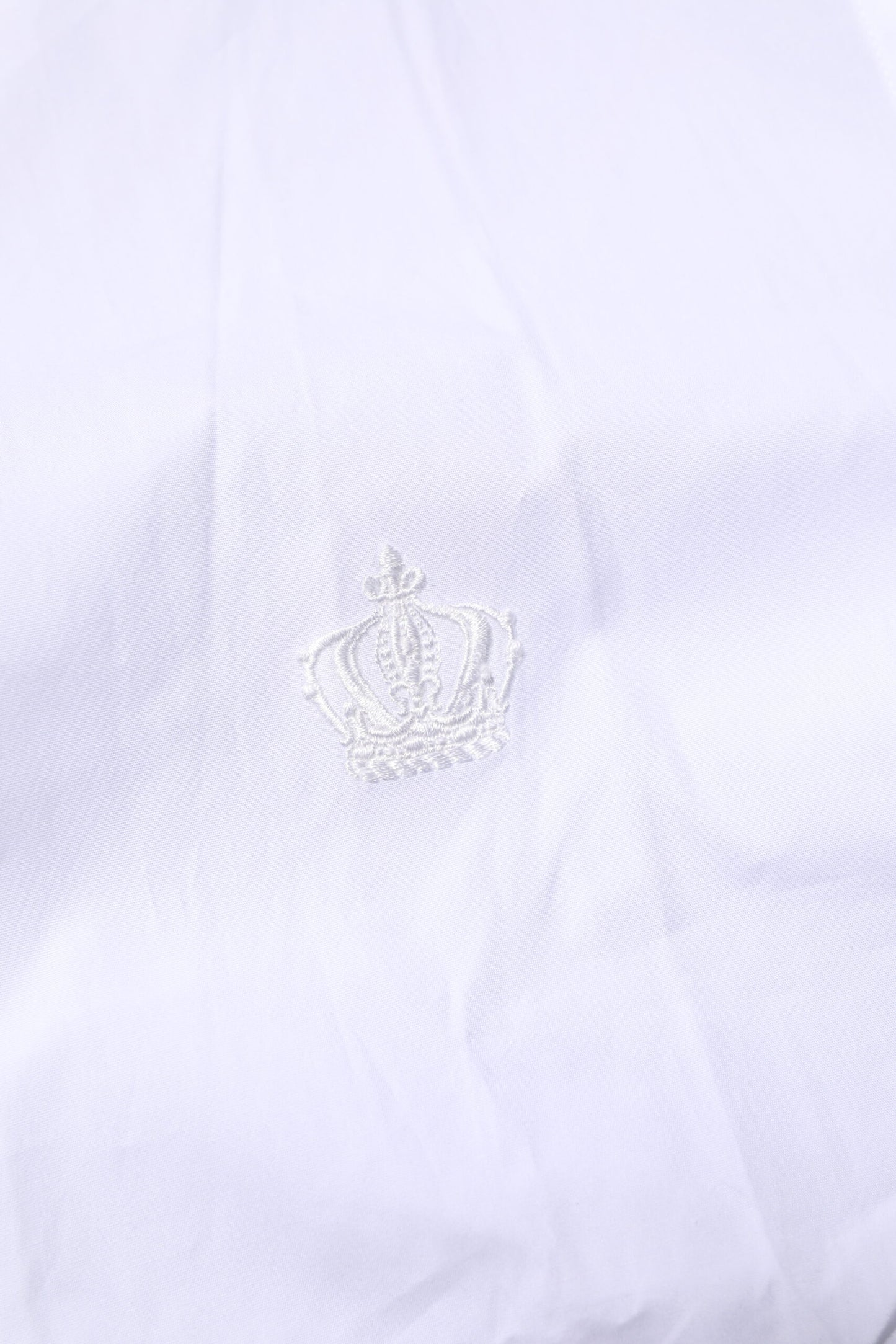 Camisa formal de manga larga Dolce &amp; Gabbana de algodón blanco dorado
