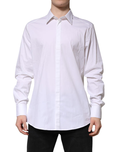 Camisa formal de manga larga MARTINI blanca de Dolce &amp; Gabbana