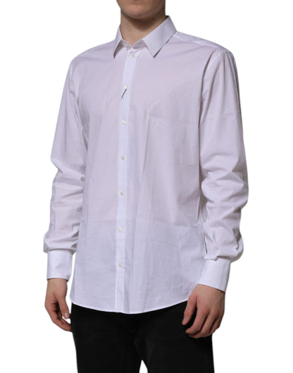 Camisa formal de manga larga MARTINI blanca de Dolce &amp; Gabbana