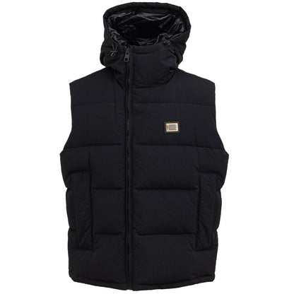 Chaleco de poliéster negro Dolce &amp; Gabbana