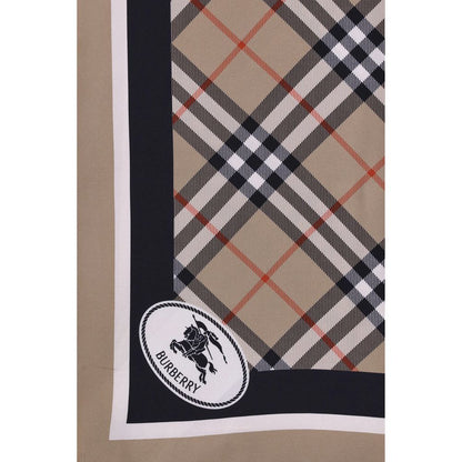 Bufanda de seda a cuadros de Burberry