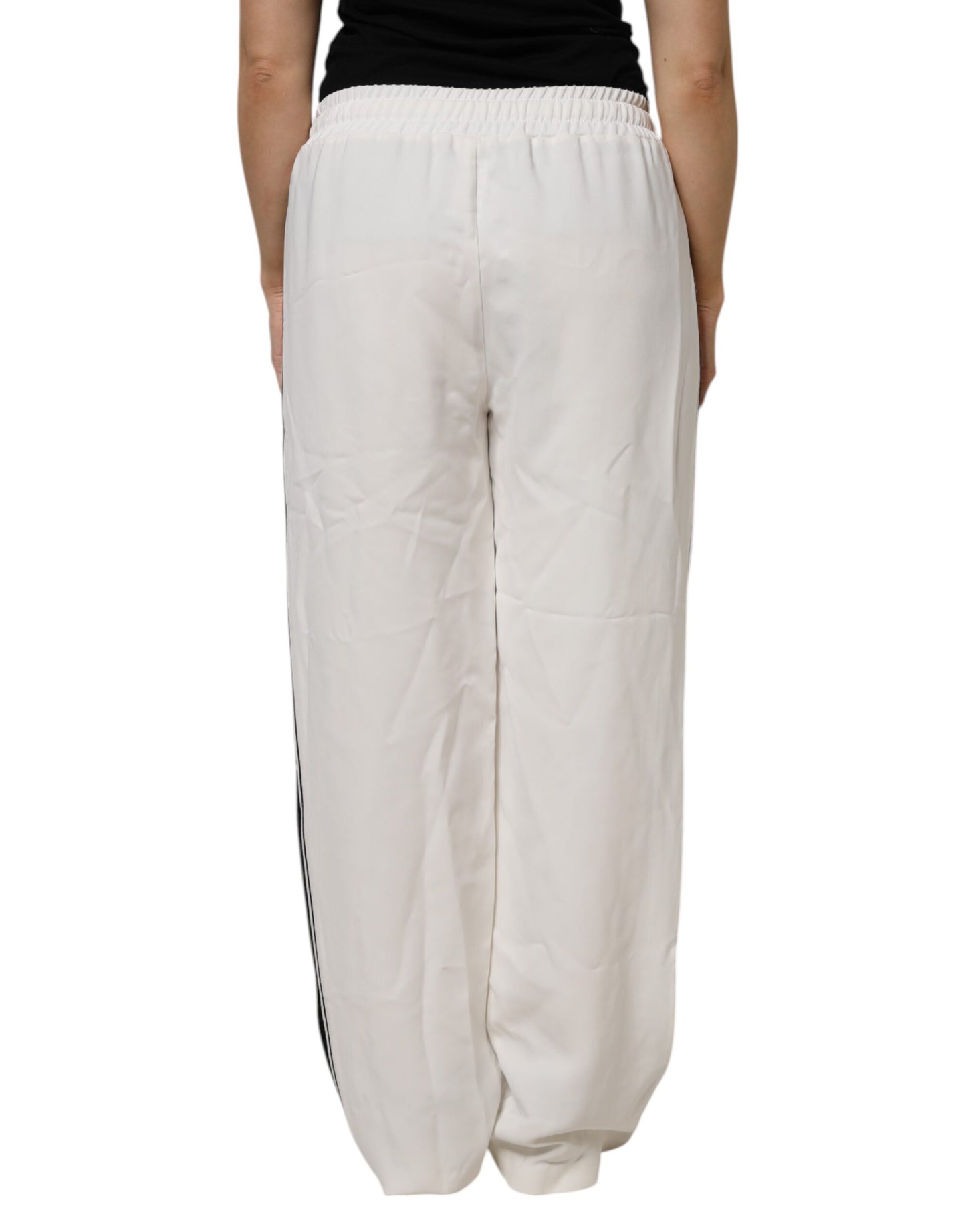 Dolce &amp; Gabbana White Jogger Sweatpants Pants