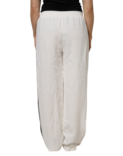 Dolce &amp; Gabbana White Jogger Sweatpants Pants