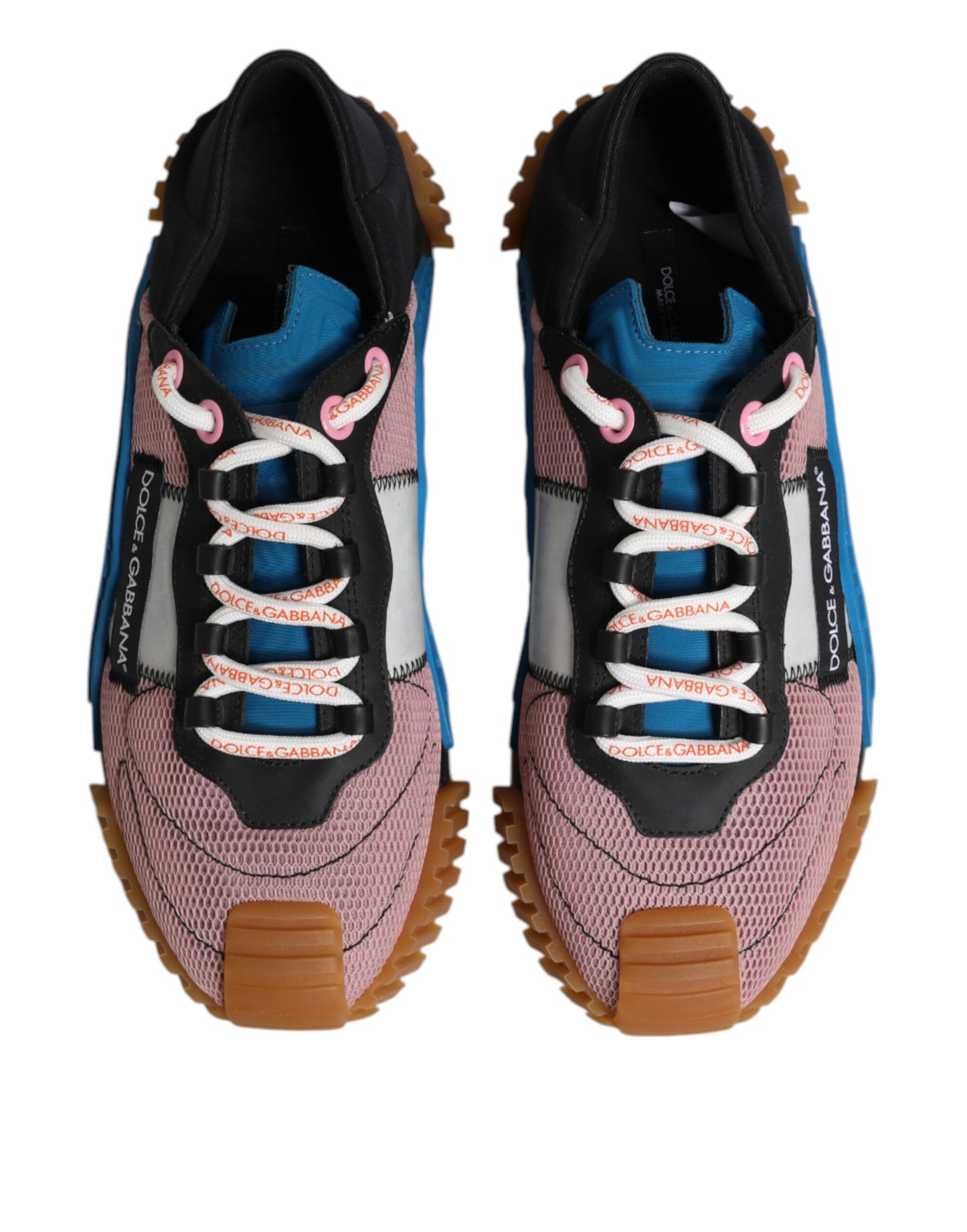 Dolce & Gabbana Multicolor Lace Up Low Top NS1 Sneakers Shoes