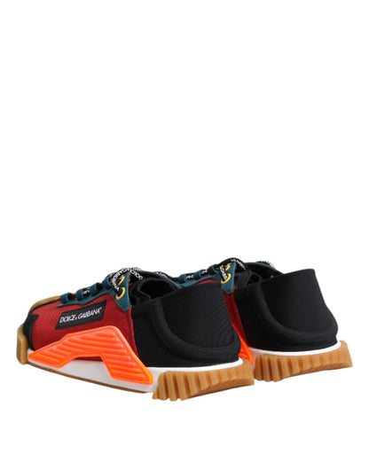 Dolce & Gabbana Multicolor Logo Low Top NS1 Sneakers Shoes