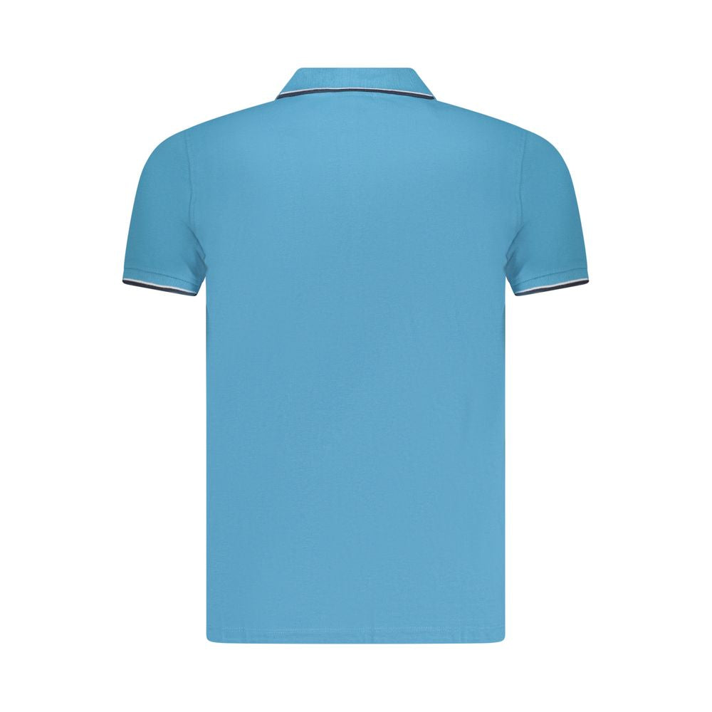 Norway 1963 Blue Cotton Men Polo Shirt