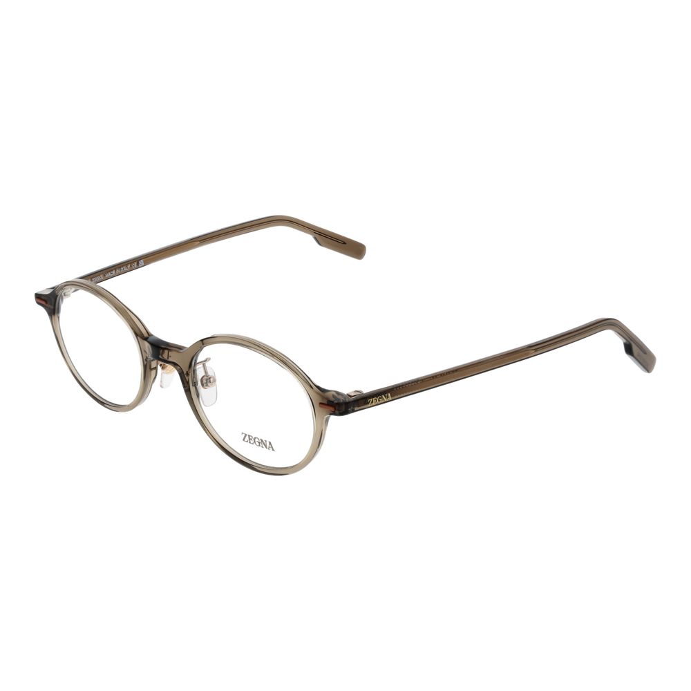 Ermenegildo Zegna Gray Men Glasses Frame