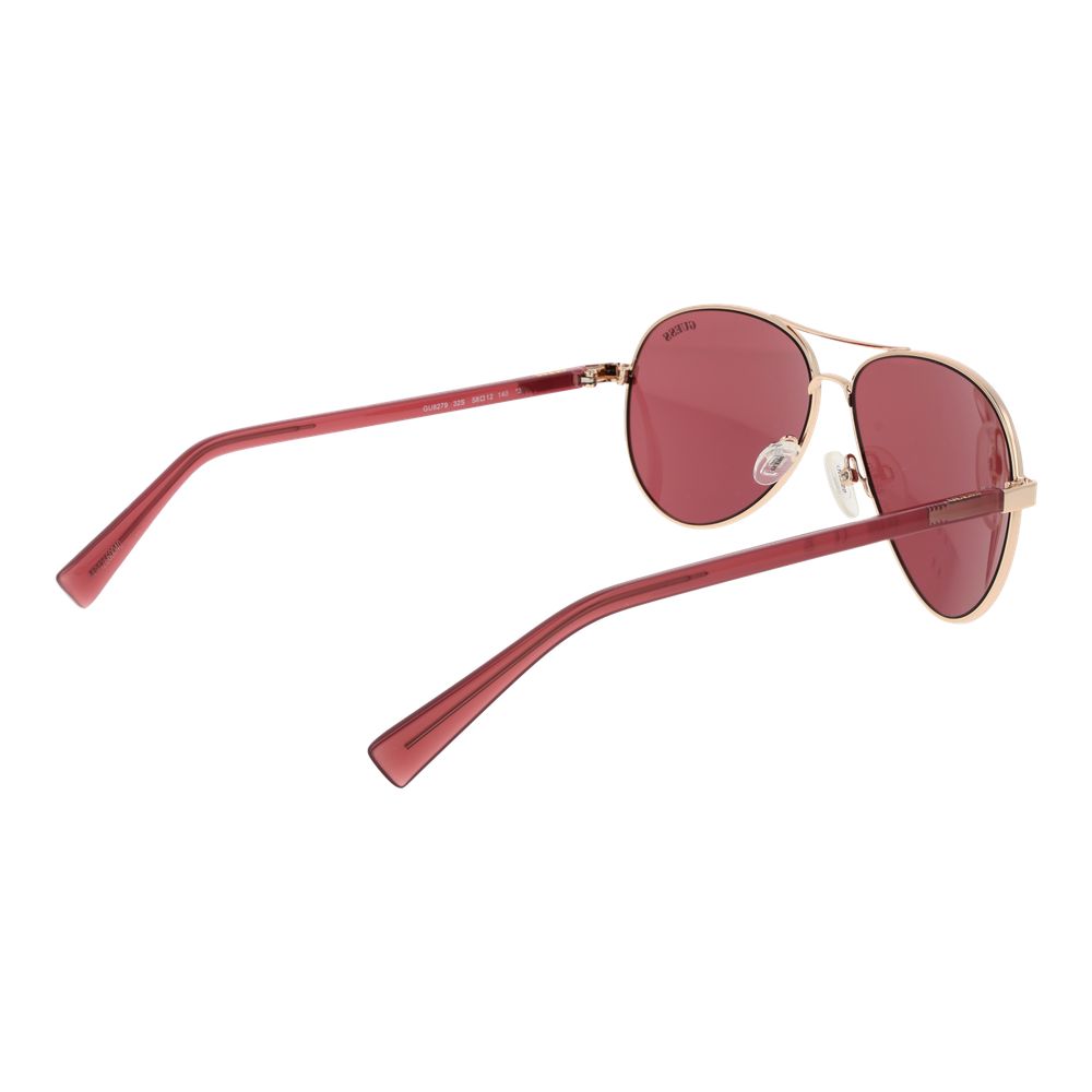 Guess Gold Unisex Sunglass