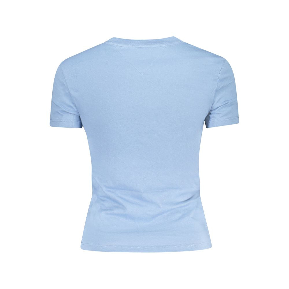 Tommy Hilfiger Blue Cotton Tops &amp; T-Shirt