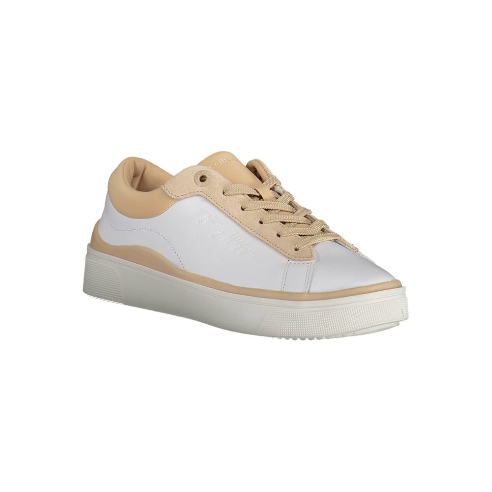 Zapatilla deportiva blanca de poliéster de Tommy Hilfiger
