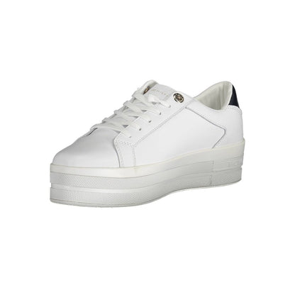 Zapatilla deportiva blanca de poliéster de Tommy Hilfiger