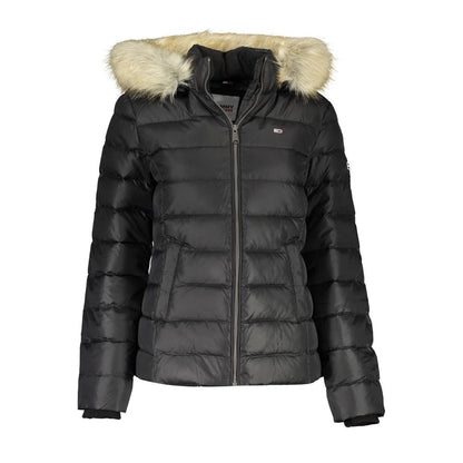 Tommy Hilfiger Black Polyester Jackets &amp; Coat