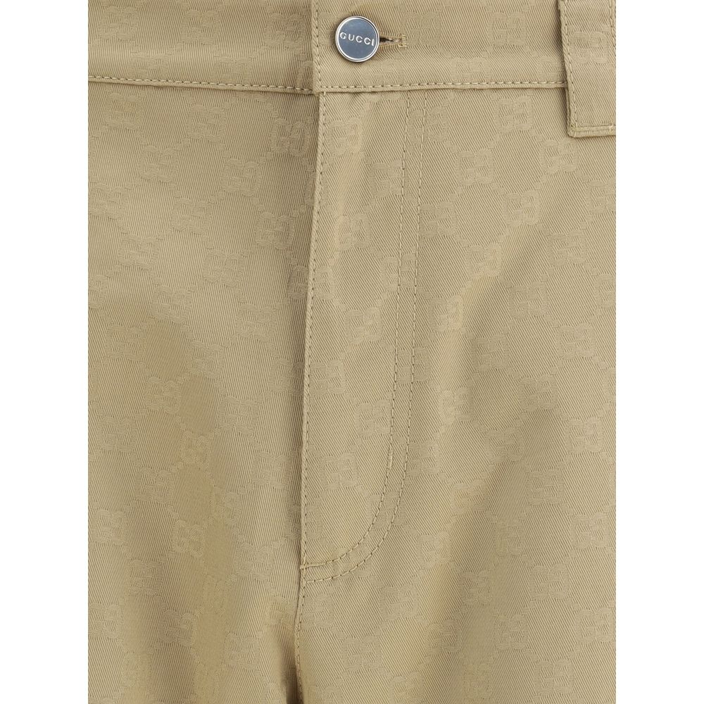 Pantalones de algodón Gucci