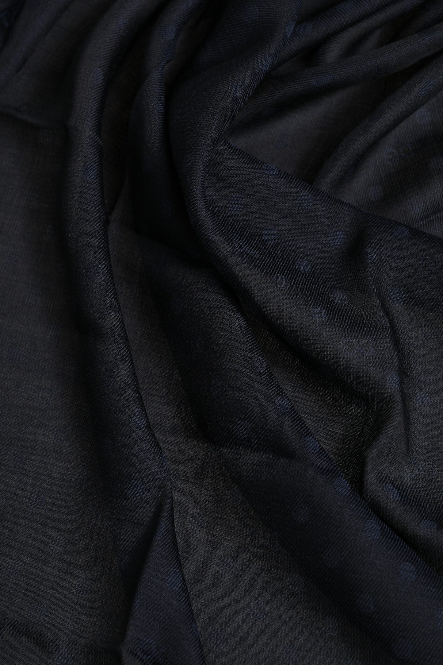 Dolce & Gabbana Black Viscose Fringes Neck Warmer Scarf