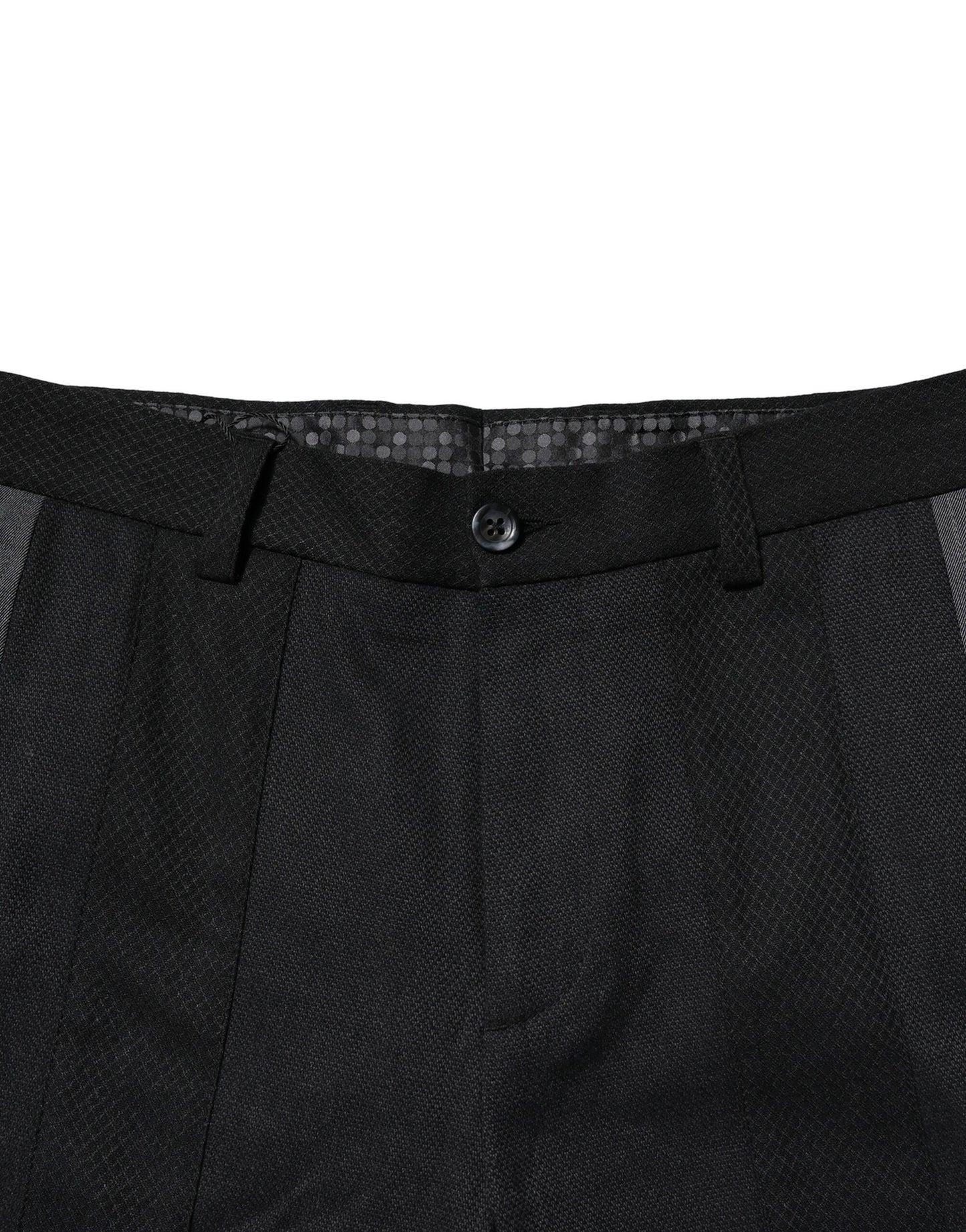 Dolce &amp; Gabbana Black Gray Cotton Tapered Men Pants