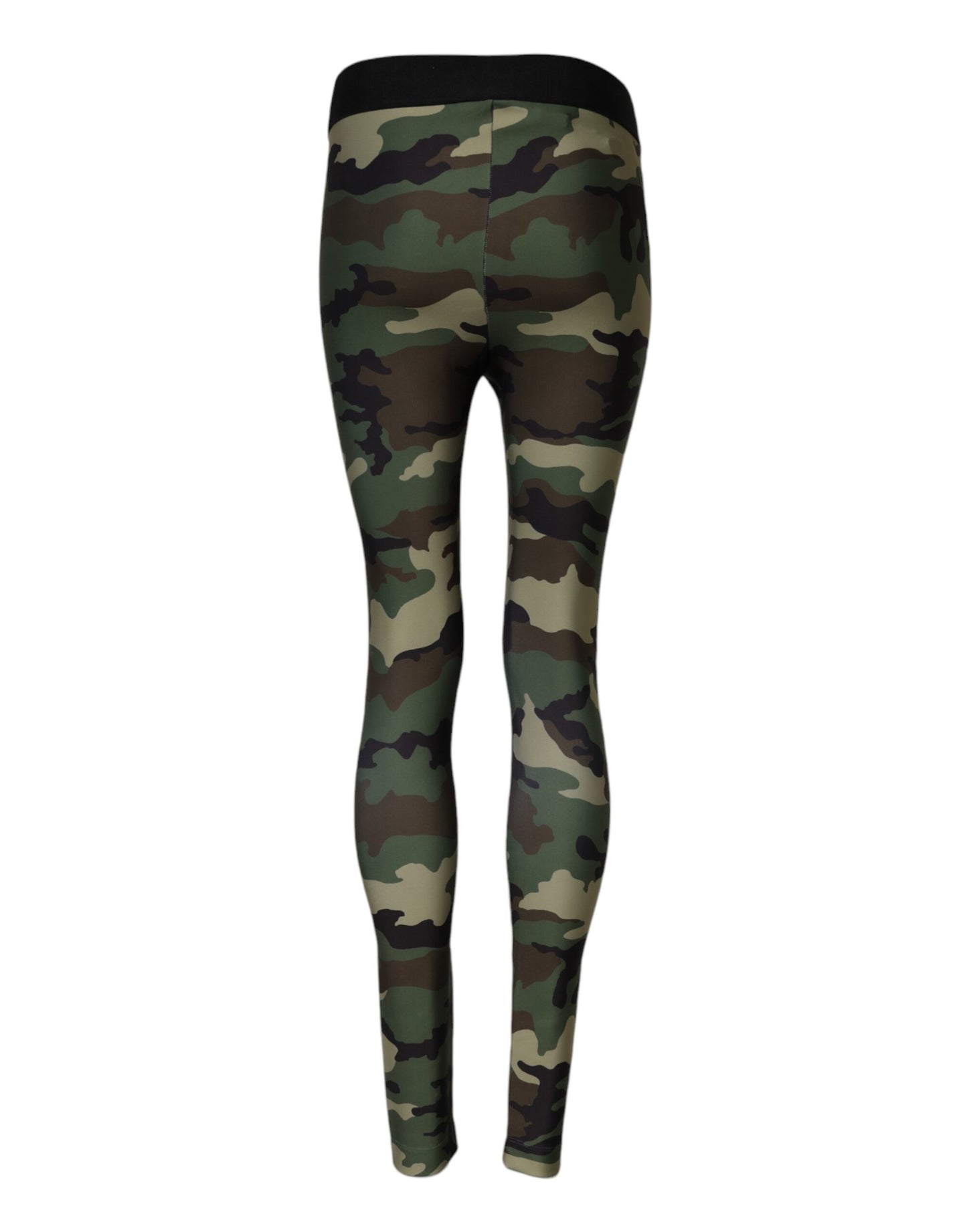 Dolce &amp; Gabbana Multicolor Camouflage DG Waist Leggings Pants