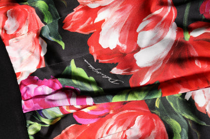 Dolce &amp; Gabbana Multicolor Floral Legging Stretch Waist Pants