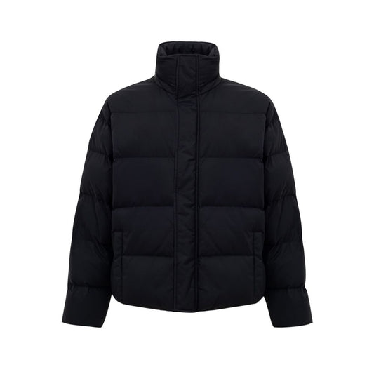 Balenciaga Black Polyamide Jackets &amp; Coat
