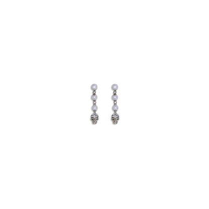 Alexander McQueen Skull Pendant Earrings