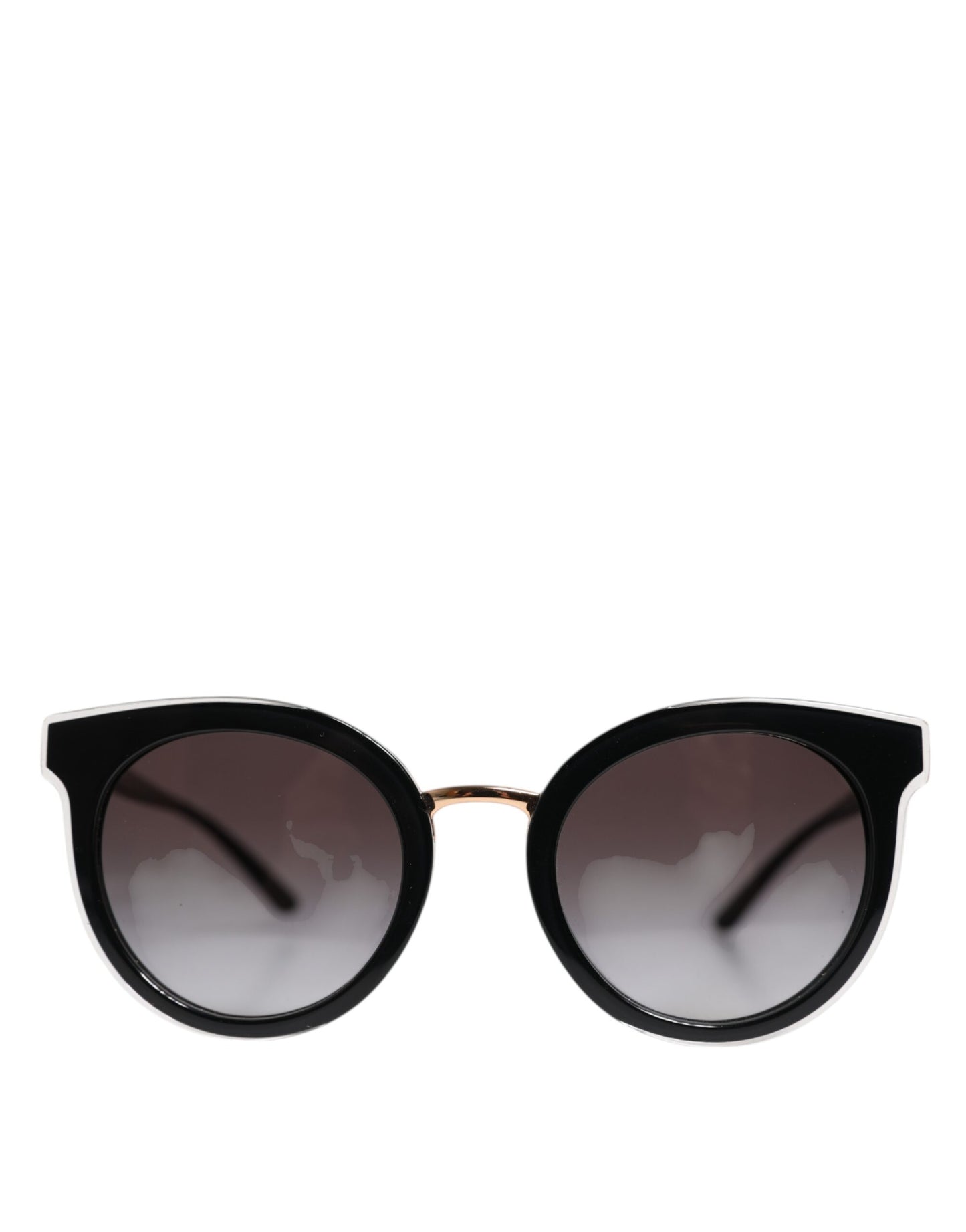 Dolce & Gabbana Black Transparent Trim Round DG4371-F Eyewear Sunglasses