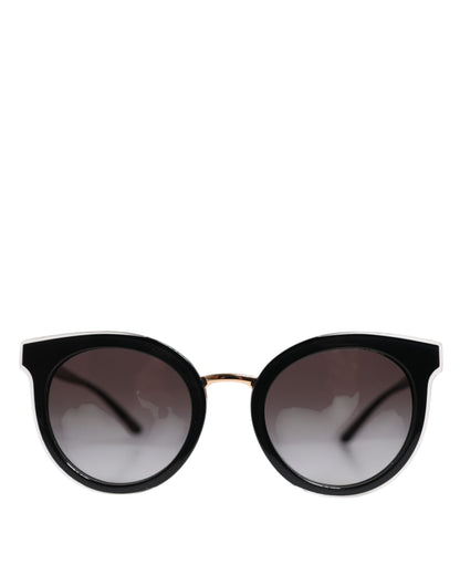Dolce & Gabbana Black Transparent Trim Round DG4371-F Eyewear Sunglasses
