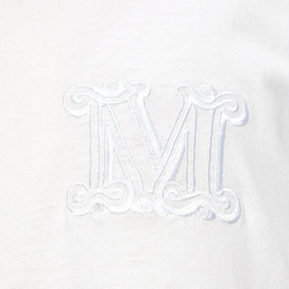 Max Mara Mango Logo Embroidered Cotton T-Shirt