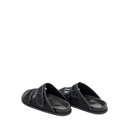 Valentino Garavani Toile Iconographe Flat Sandals