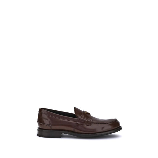 Prada Triangular plate Loafers