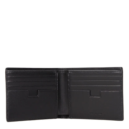 Testoni Black Leather Wallets