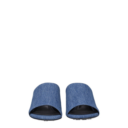 Givenchy Blue Fabric Platforms