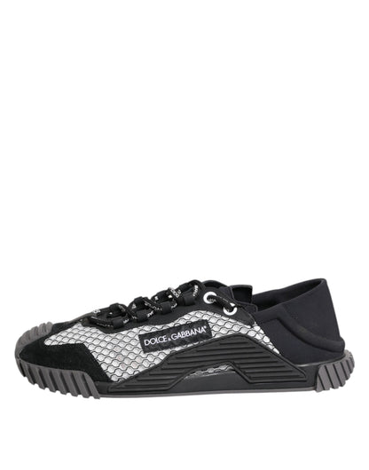 Dolce & Gabbana Multicolor Lace Up Low Top NS1 Sneakers Shoes