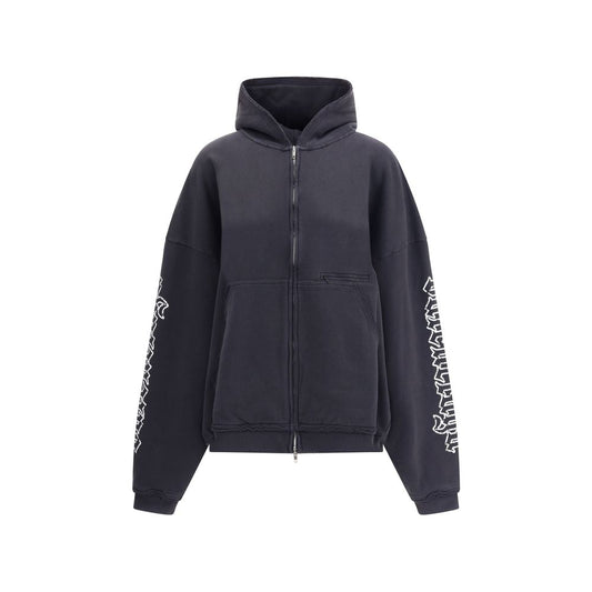 Balenciaga Blackletter script motif Hoodie