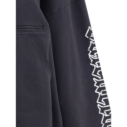 Balenciaga Blackletter script motif Hoodie