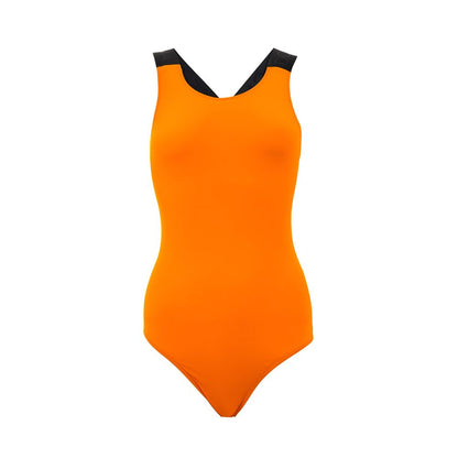 Dolce &amp; Gabbana Orange Polyester One-Piece Swimsuit