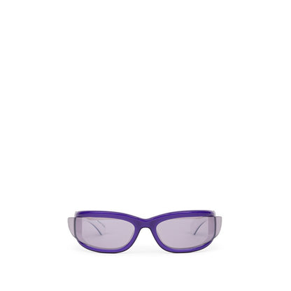 Bottega Veneta Purple Acetate Sunglass