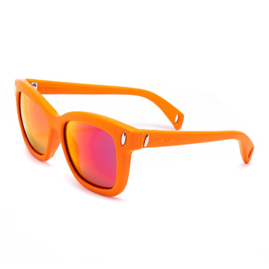 Italia Independent Red Acetate Sunglasses