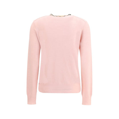 Burberry Check collar wool Cardigan