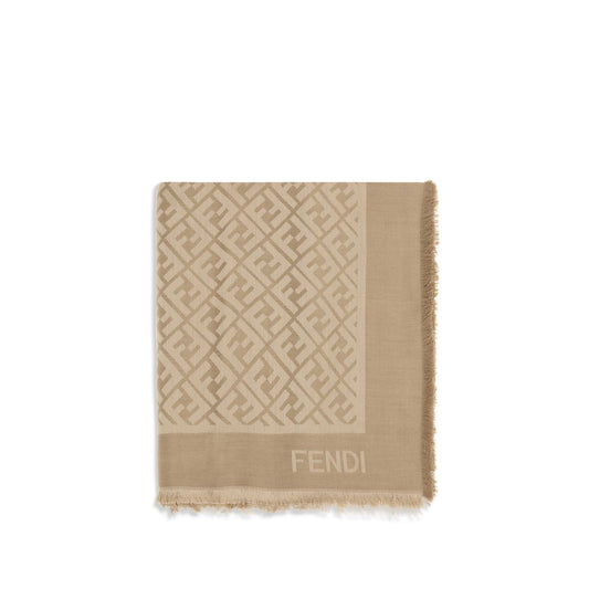 Fendi Silk FF Shawl