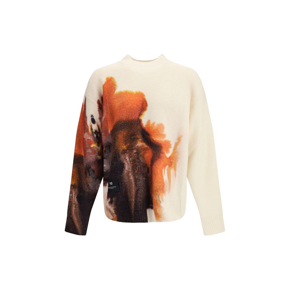Y-3 AOP Crew Sweater