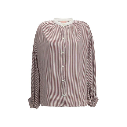 Kristina Ti Striped Shirt with wide sleeves